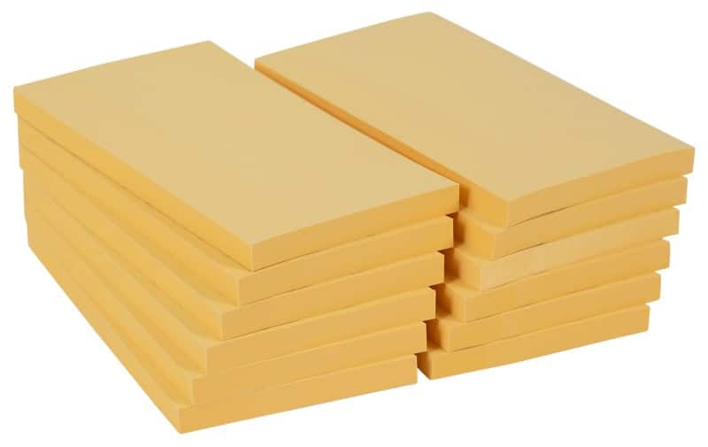 Viking sticky notes 127 x 76 mm pastel yellow 12 pads of 100 sheets