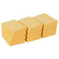 Viking Sticky Notes 38 x 51 mm Yellow 12 Pads of 100 Sheets