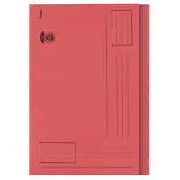 Office Depot Square Cut Folder A4 Red 180gsm Manila Pack of 100