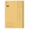 Office Depot Square Cut Folder A4 Yellow 180gsm Manila Pack of 100
