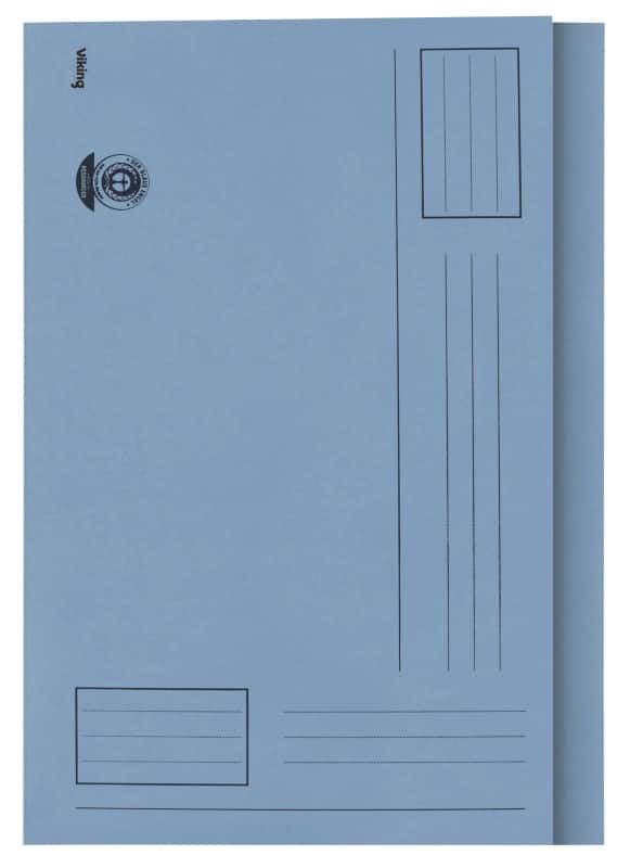 Viking Square Cut Folder A4 Blue Manila 180 gsm Pack of 100