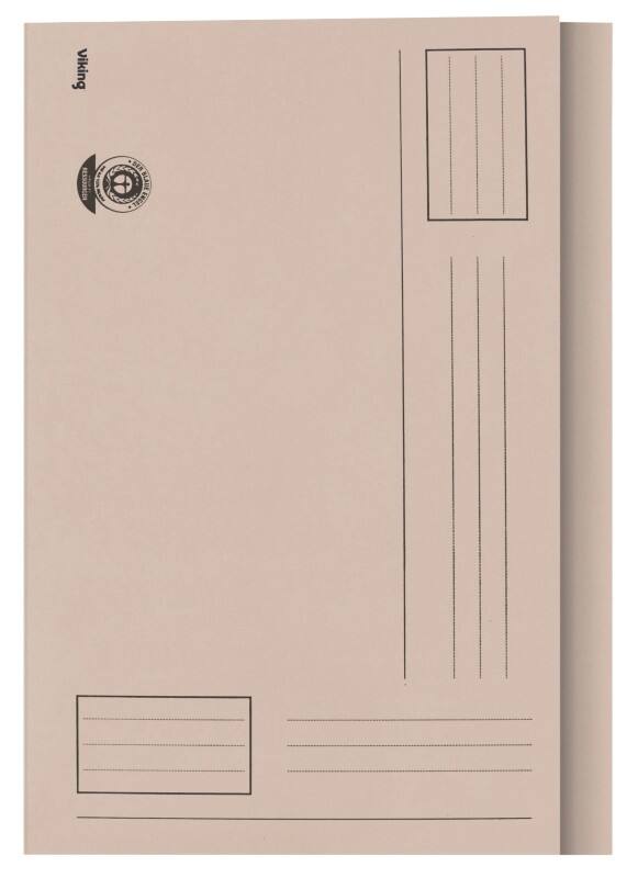 Viking Square Cut Folder Foolscap Buff Manila 285 gsm Pack of 100