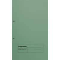 Office Depot Spring Coil Pocket File Foolscap Green Manilla 34.4 x 2 x 35.4 cm Pack of 25