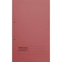 Office Depot Spiral File Folio Red Manila 285 gsm 350 Sheets 2 Holes Pack of 25