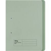 Viking Spiral File Folio Green Manila 285 gsm 2 Holes Pack of 50