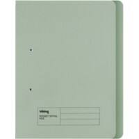 Viking Spiral File Folio Green Manila 285 gsm 250 Sheets 2 Holes Pack of 50