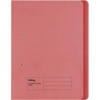 Viking Spiral File Folio Red Manila 285 gsm 2 Holes Pack of 50