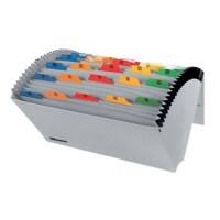 Office Depot Expanding File Foolscap Grey Cardboard