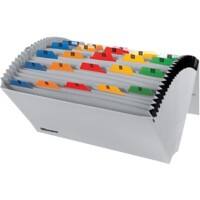 Office Depot Expanding File A-Z Foolscap Grey Cardboard
