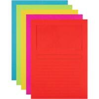 25 x Square Cut Folders 250gsm Foolscap A4 Paper Document Manilla Report  Files