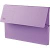 Office Depot Document Wallet Foolscap 250 gsm Purple Pack of 50