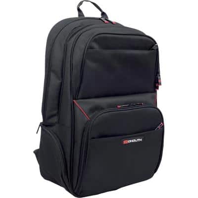 Monolith Laptop Backpack Motion II 15.6 Inch Polyester Black 34.5 x 17 x 51 cm