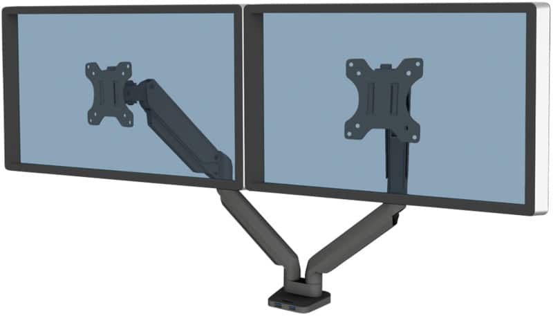 Fellowes Platinum 8042501 Dual Monitor Arm Height Adjustable 32 " 950 x 114 x 590 mm Black