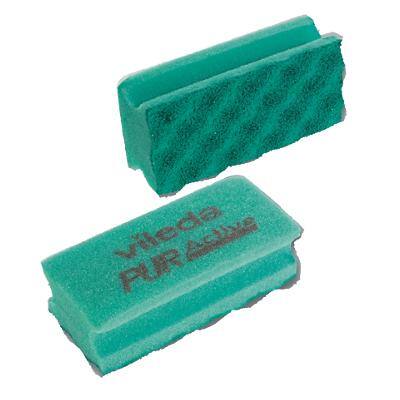 vileda Scourer PUR Active Green Pack of 10