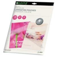 Leitz iLAM Premium Laminating Pouches A4 Glossy 125 microns (2 x 125) Transparent Pack of 25