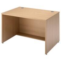 Dams International Rectangular Modular Straight Base Unit with Beech Coloured Melamine Top Denver 800 x 800 x 742mm