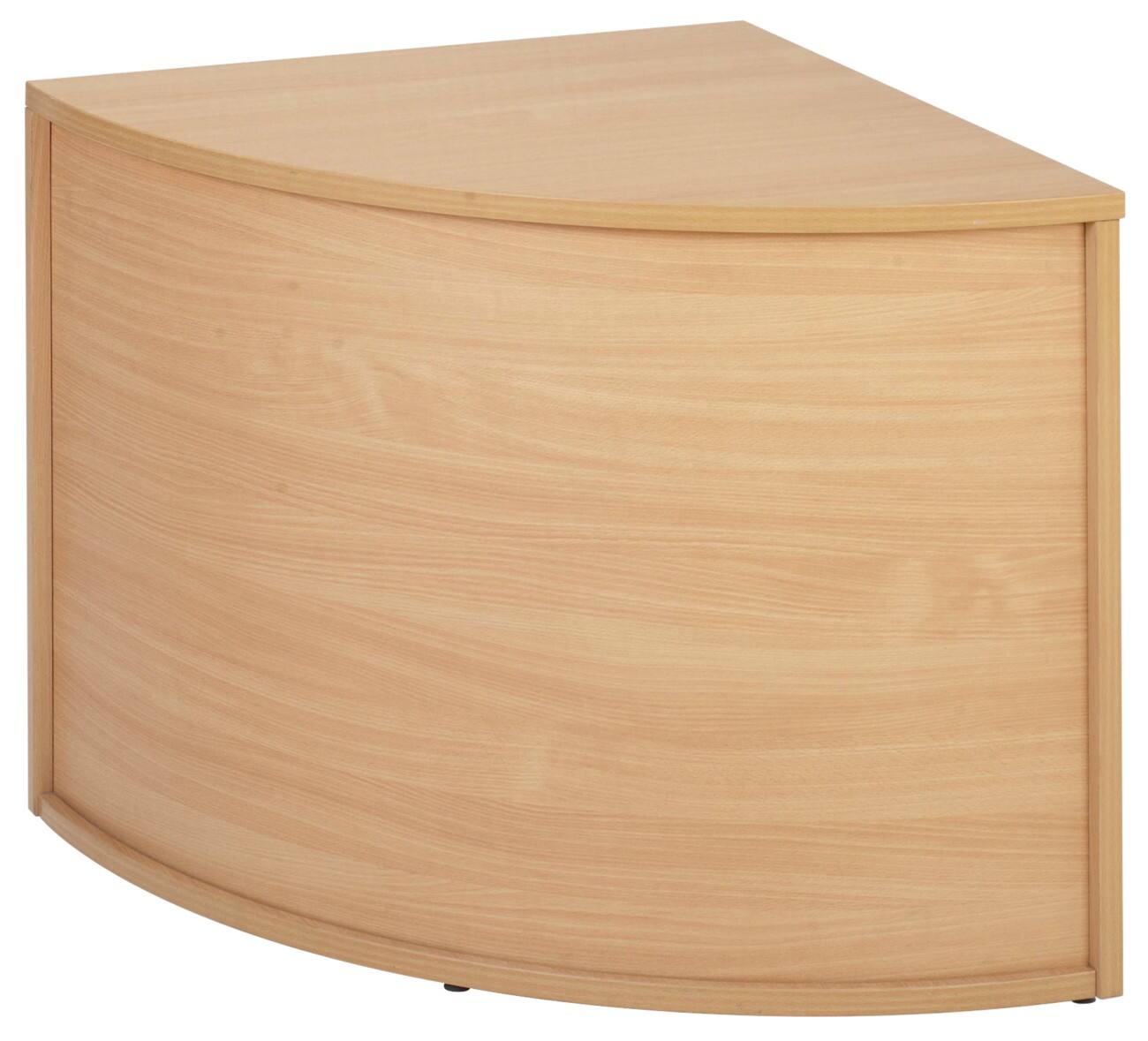 Dams International Tamar Corner Link Reception Counter Brown 800 x 800 x 742 mm