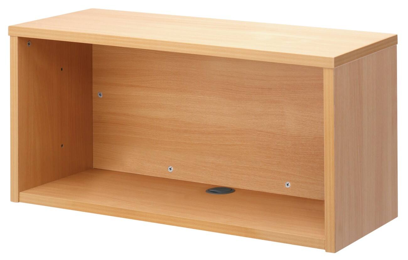 Dams International Tamar Rectangular Reception Counter Brown 800 x 350 x 430 mm