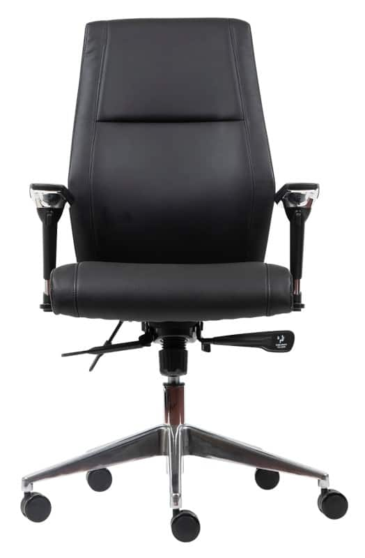 Realspace basic tilt office chair with armrest and adjustable seat austin deals bonded leather black