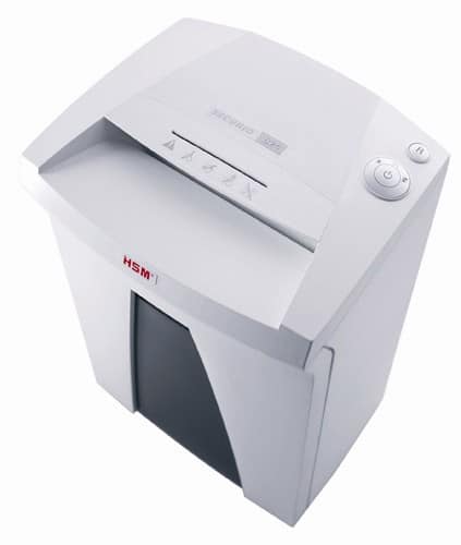 HSM Shredder 19 Sheets Cross Cut Security Level P-4, O-3, T-4, E-3, F-1 34 L B24