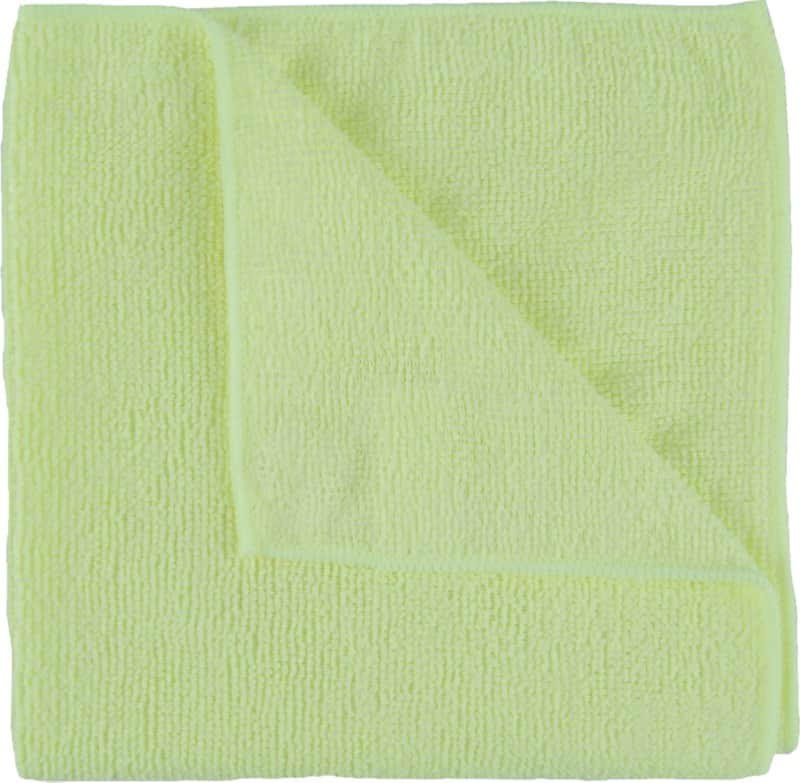 Robert Scott Medium Duty Microfibre Cleaning Cloth Yellow 40 x 40 cm Pack of 10