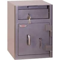 Phoenix Cash Deposit Size 1 Security Safe with Key Lock 47L SS0996KD 480 x 340 x 380mm Graphite Grey