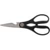 Genware Kitchen Scissors Stainless Steel 177.8 mm Black