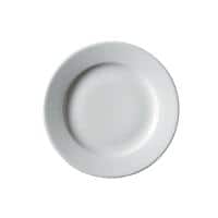 GENWARE Winged Plate Porcelain 17cm White Pack of 6