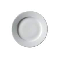 GENWARE Winged Plate Porcelain 23cm White Pack of 6