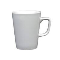 GENWARE Latte Mugs Porcelain 340ml 8 x 11cm White Pack of 6
