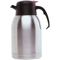 Genware Push Button Jug Stainless Steel 1.5L Silver