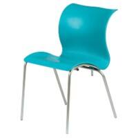 Carolina Stacking Chair Turquoise Pack 4