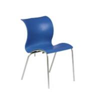 Carolina Stacking Chair Blue Pack 4