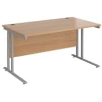 Premier Desk Beech Cantilever Frame 725H x 800D x 1400W mm