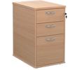 Dams International Premier Pedestal with 3 Lockable Drawers Wood 426 x 600 x 725 mm Beech