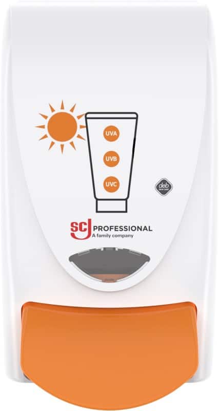 SC Johnson Professiona Sunscreen Dispenser Liquid White, Yellow 1 L