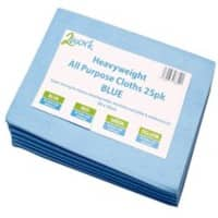 Robert Scott Cleaning Cloths Heavyweight Blue Pack of 25