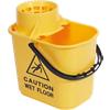 Robert Scott Mop Bucket with Wringer Plastic Yellow 15L