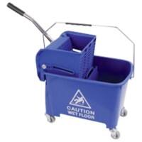 Robert Scott Mop Bucket with Wringer Plastic Blue 20L