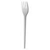 Plastico Cutlery Fork Plastic 16cm White Pack of 100