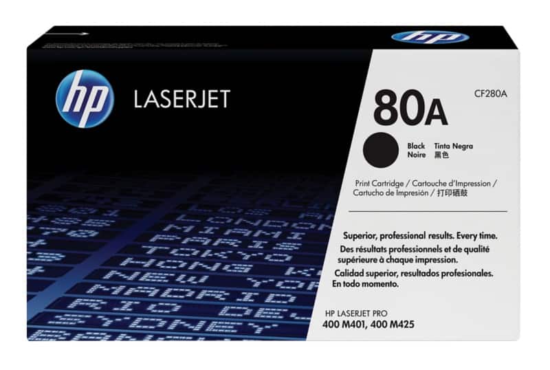 HP 80A Original Toner Cartridge CF280A Black