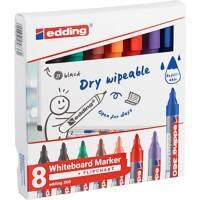 edding 360 Whiteboard Marker Assorted Medium Bullet 1.5-3 mm Pack of 8