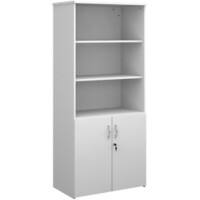 Dams International Combination Unit MFC (Melamine Faced Chipboard) 4 Shelves 800 x 470 x 1,790 mm White