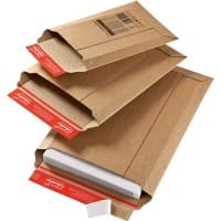 ColomPac Envelopes Corrugated Cardboard 150 (W) x 250 (D) x 50 (H) mm Brown Pack of 20