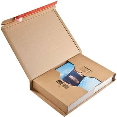 ColomPac Universal Postal Boxes 330 (W) x 85 (D) x 455 (H) mm Brown Pack of 20
