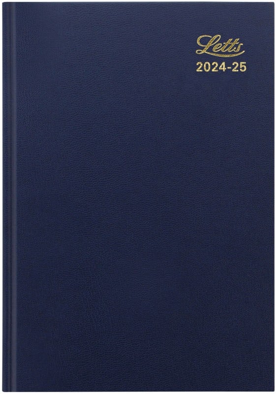 Letts academic diary 2024, 2025 a5 weekly blue a3xbl