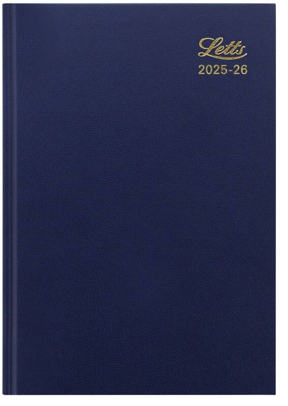 Letts Academic Diary 2025, 2026 A5 Week to view Blue A3XBL