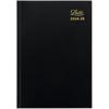Letts Academic Diary 2022, 2023 A5 Week to view PU (Polyurethane) Black