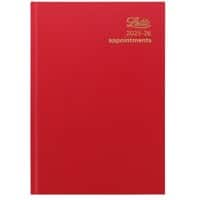 Letts Academic Diary 2024, 2025 A5 1 Day per page English Red A1XRD