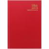 Letts Academic Diary 2022, 2023 A5 Week to view PU (Polyurethane) Red English